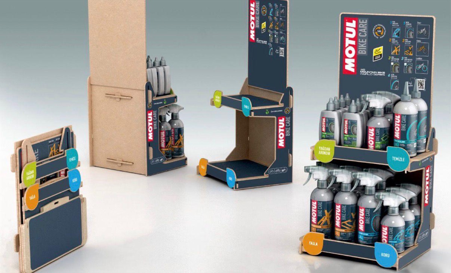 Motul Bike Care modül tasarım görseli